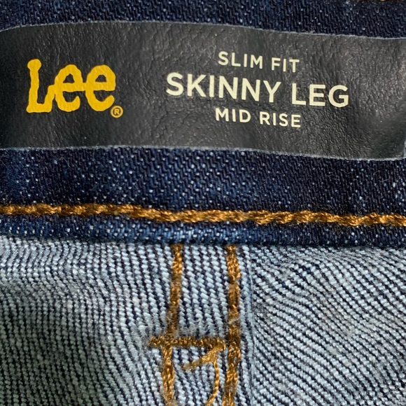 Lee skinny ankle  jeans med rise, dark wash - Picture 8 of 10